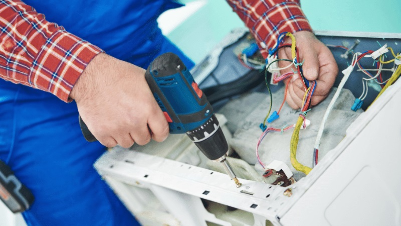 Taraklı Baxi Baxi çamaşır makinesi kart tamiri – Su almama arızası orijinal parça ile giderildi. - Teknik servis örneği